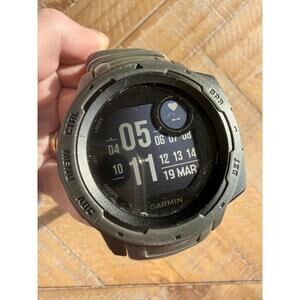 Garmin Instinct GPS Watch (Rugged Outdoor Smartwatch) + Charger